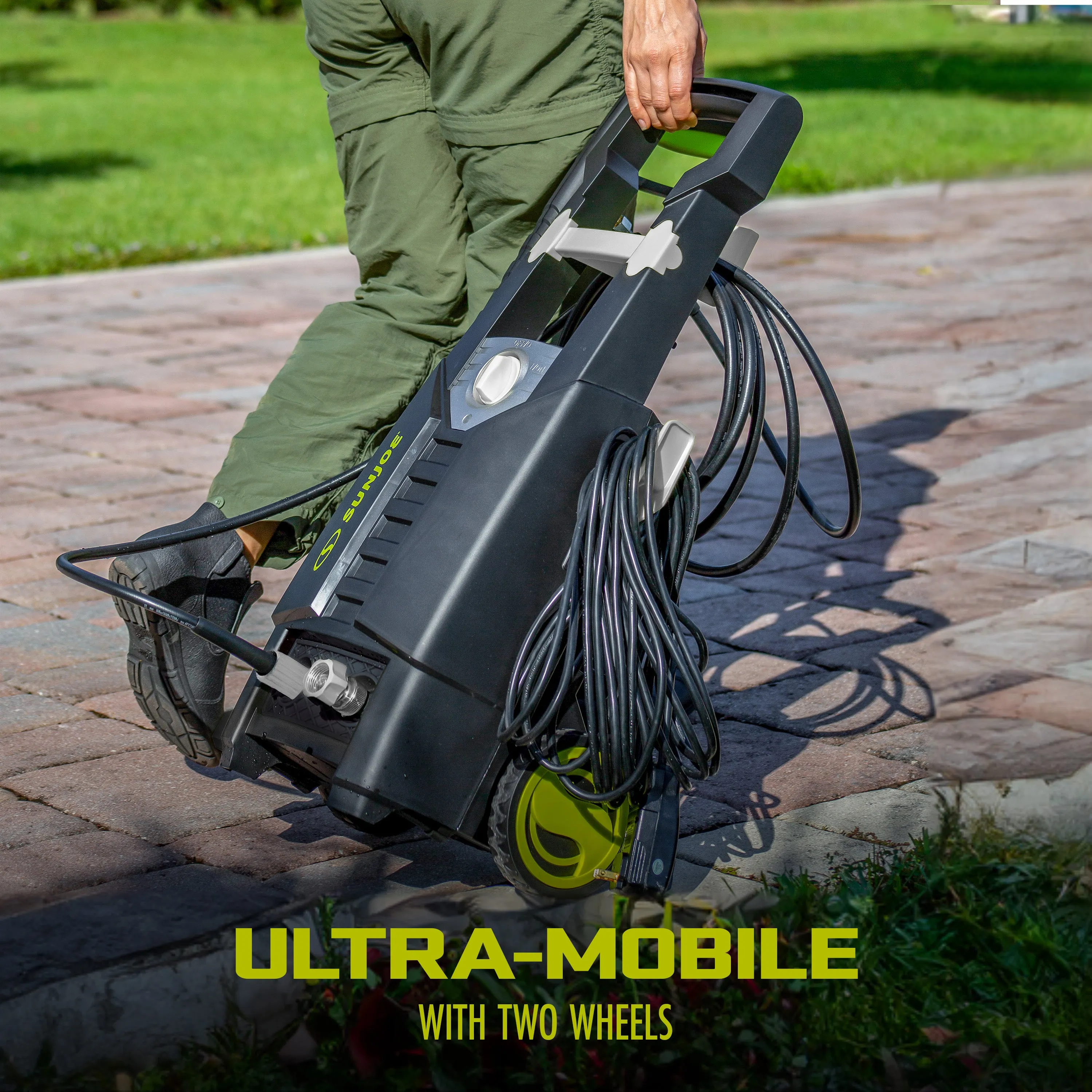 Sun Joe SPX2598-MAX Certified Rated 2000 PSI Electric Pressure Washer | 1.1 Rated GPM | 13-Amp | Onboard Foam Cannon | Quick Connect Nozzles