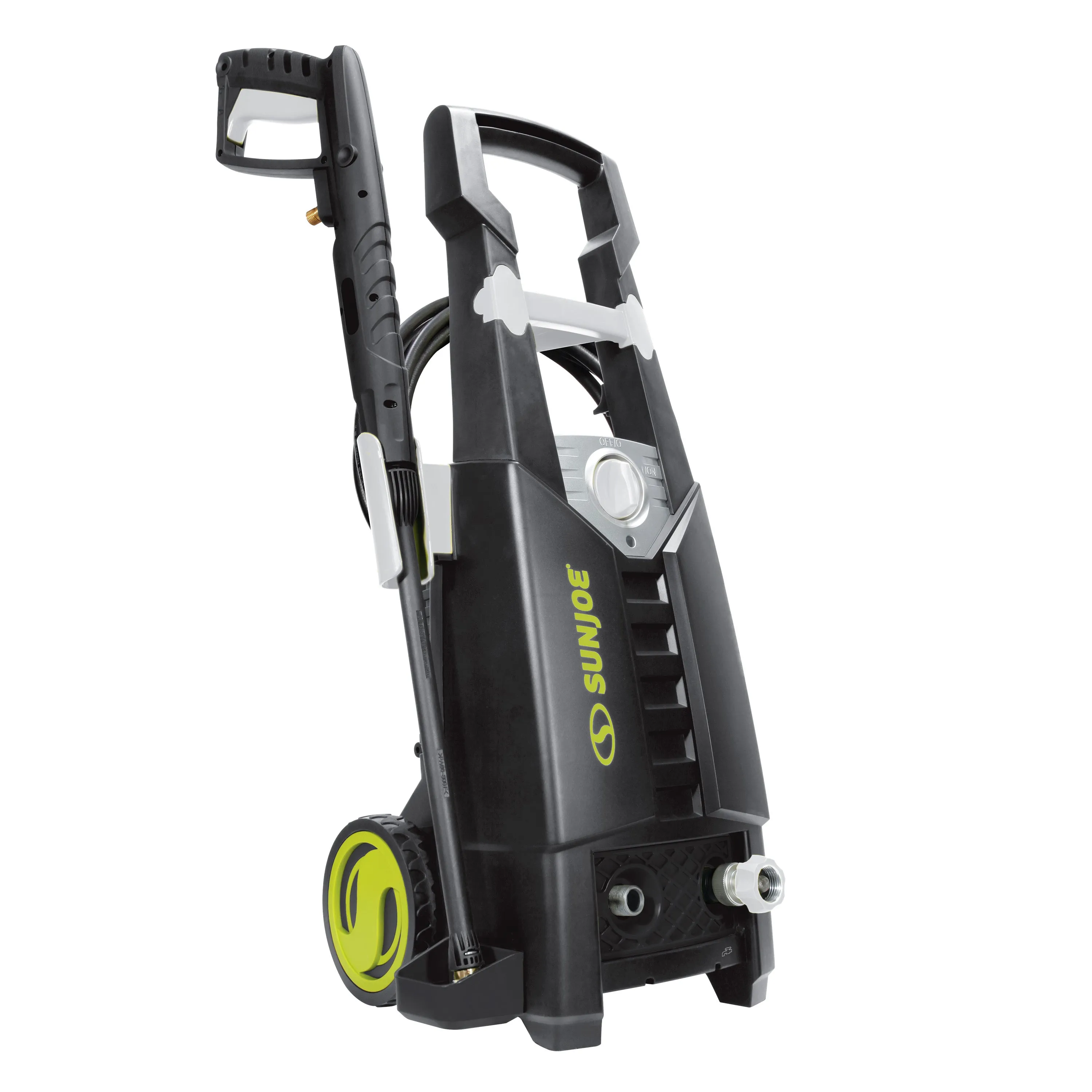 Sun Joe SPX2599-MAX Certified Rated 2050 PSI Electric Pressure Washer | 1.1 GPM Rated Flow | Turbo Nozzle & Utility Brush | Onboard Foam Cannon