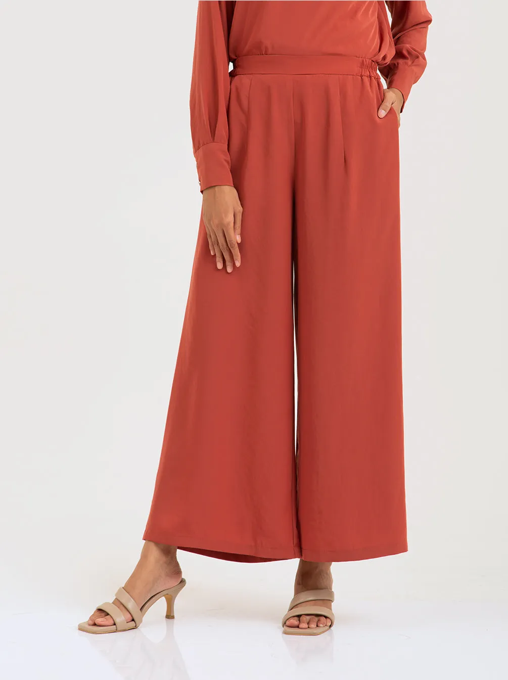 TABI PANTS PLAIN LIGHT TERRA