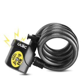 ULAC AL-3P Bicycle Alarm Cable Lock Mountain Bike Lock Cycling Supplies