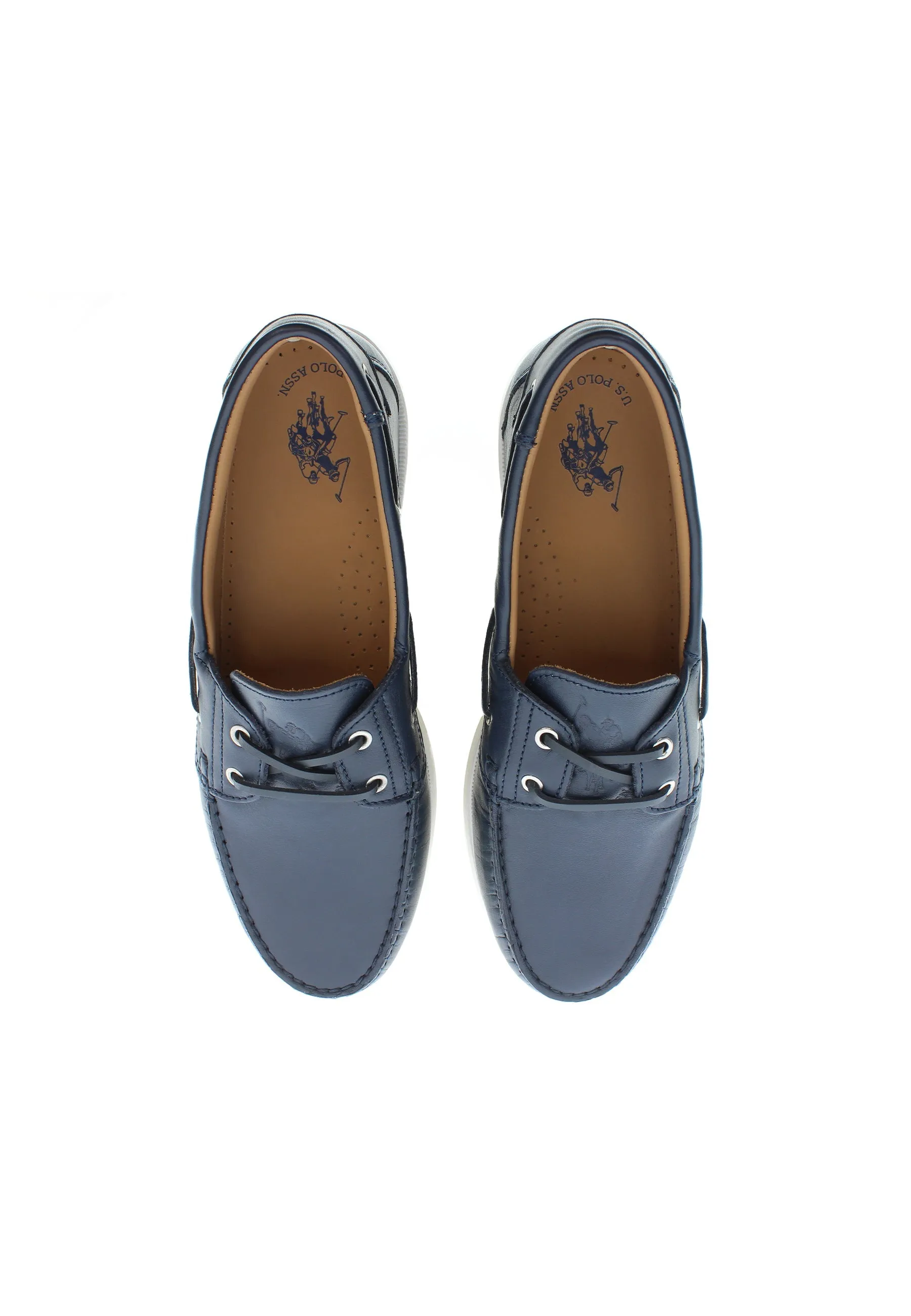 US POLO ASSN. MEN SAIL LEATHER LOAFERS