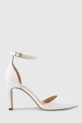 VERALi Kitra Closed Toe Heels White