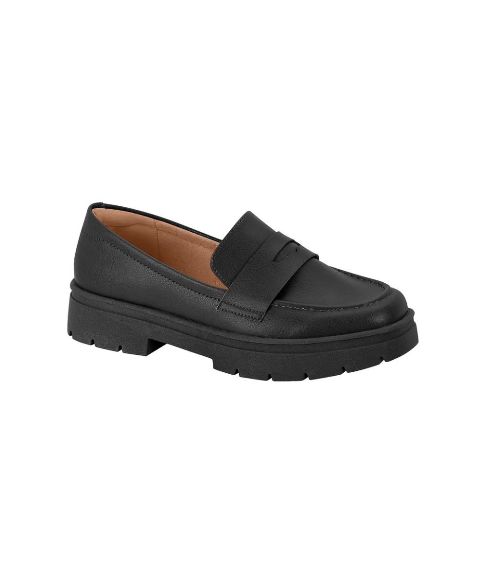 VIZZANO WOMEN LOAFERS IN BLACK