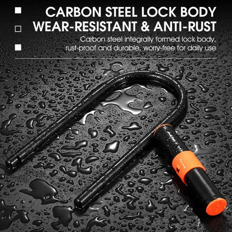 WEST BIKING Bicycle Carbon Steel Anti-Shear Anti-Theft U-Lock, Specification: Lock Cable