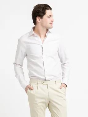 White Twill Stretch Shirt