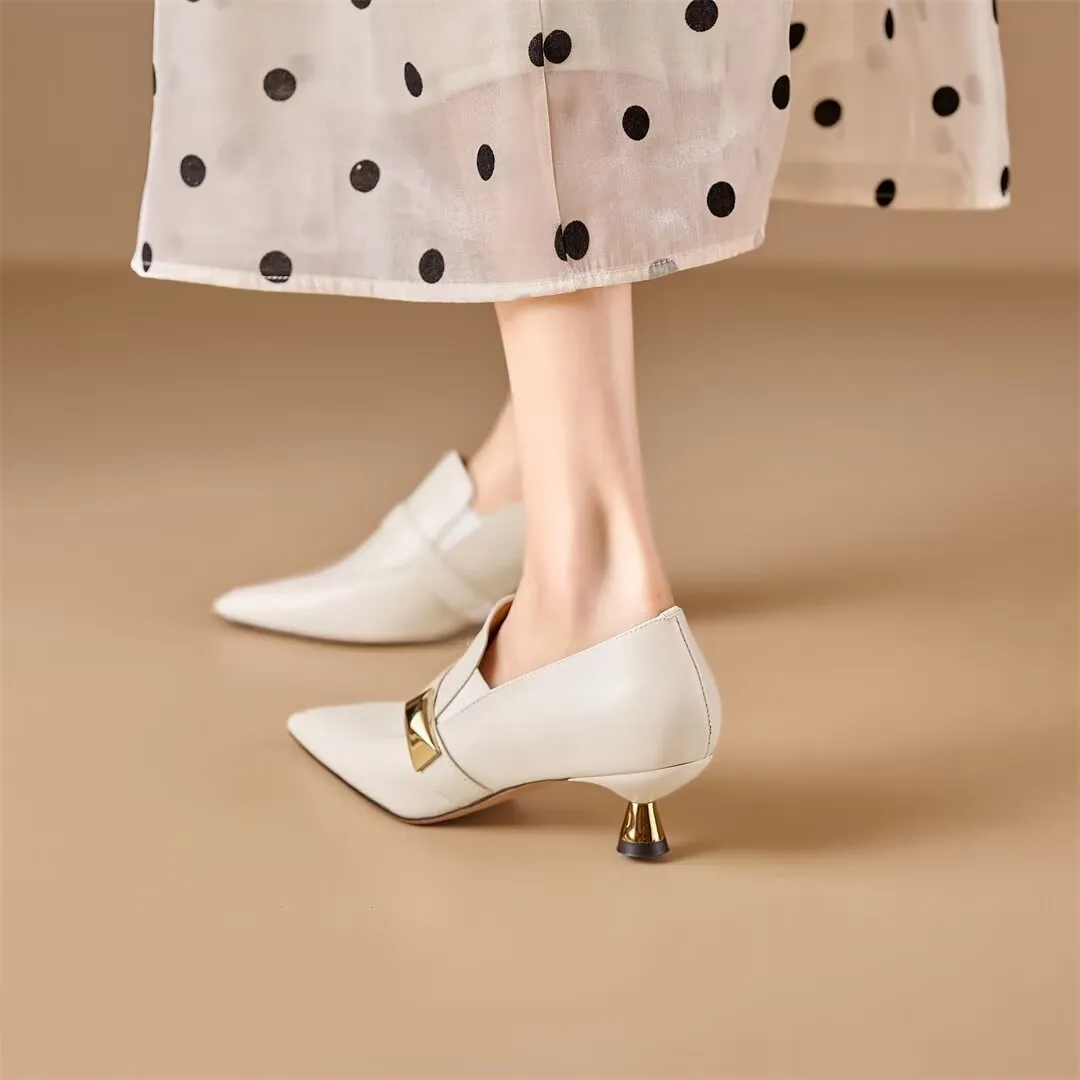 Women's Pumps with Sleek Thin Heel