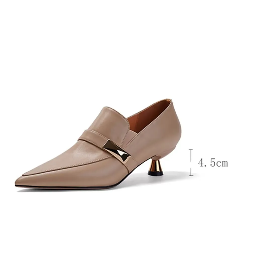 Women's Pumps with Sleek Thin Heel