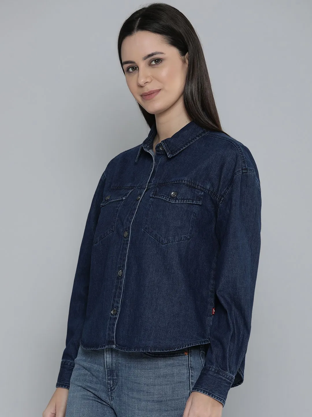 Women's Regular Fit Denim Shirt