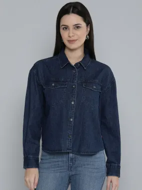 Women's Regular Fit Denim Shirt