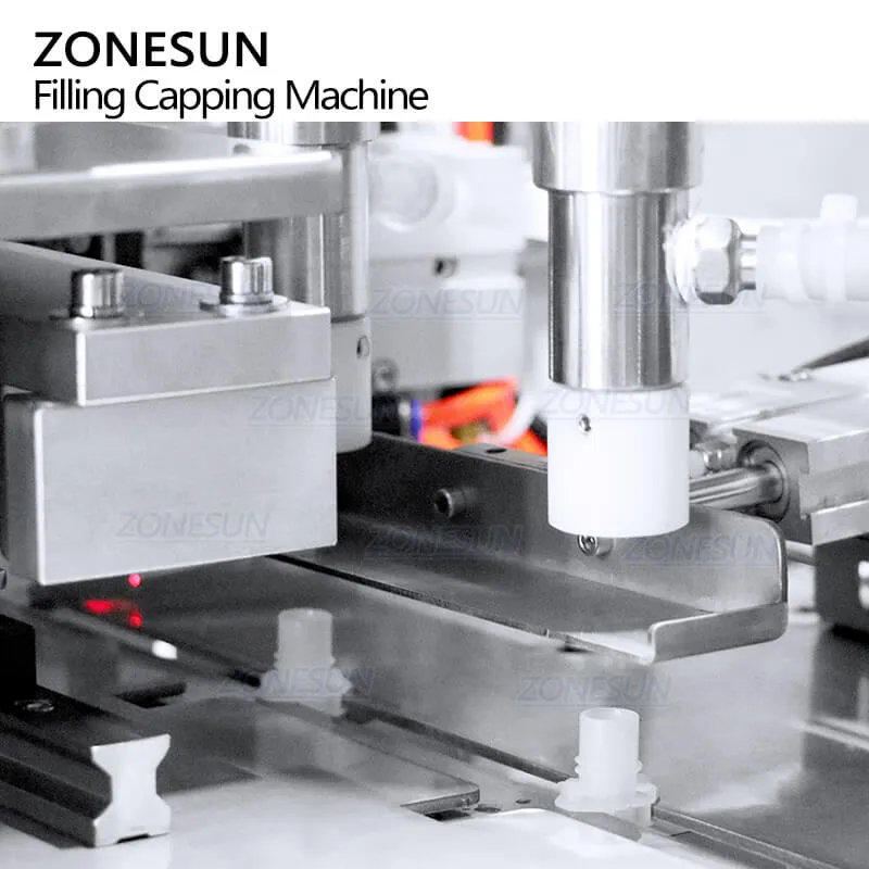 ZONESUN ZS-ASP2 Automatic Spout Pouch Yogurt Piston Pump Beverage Liquid Liquid Filling Capping Machine For Juice